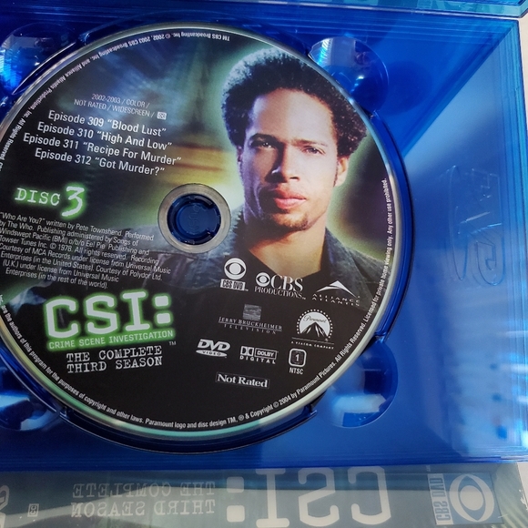 CSI: Crime Scene Investigation - The Complete Third Season (DVD, 2004, 6-Disc) - Picture 6 of 10